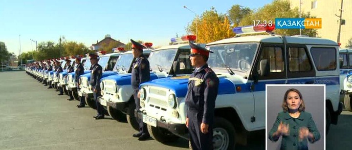 Қызылордалық тәртіп сақшылары жаңа автокөлікке ие болды