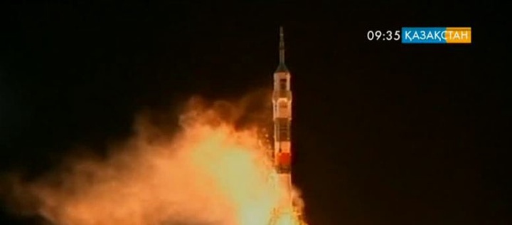 Байқоңырдан «Союз» кемесі сәтті ұшырылды