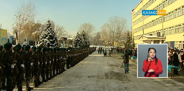 Жас сарбаздар ант қабылдады