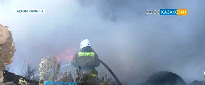 Ақтөбе облысында үш тәулікте 75 өрт оқиғасы тіркелген