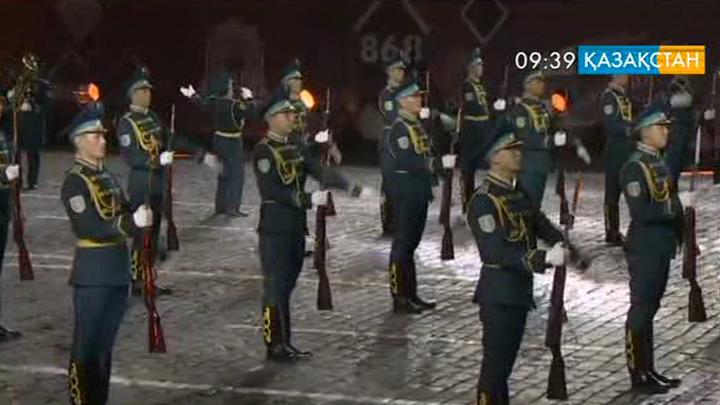 Қазақстанның әскери оркестрі Мәскеуде «Абылай хан» маршын орындады