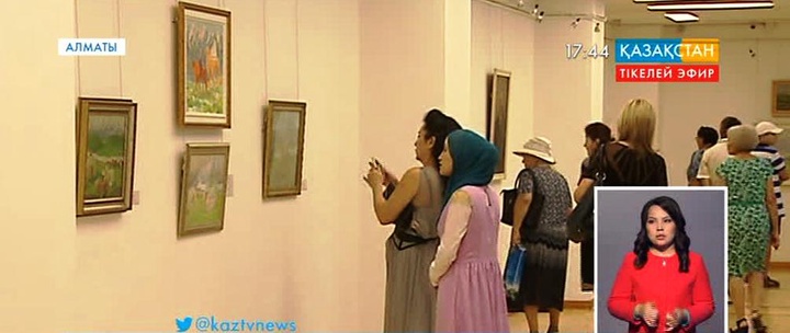 Алматыда суретші Молдахмет Кенбаевтің көрмесі ашылды