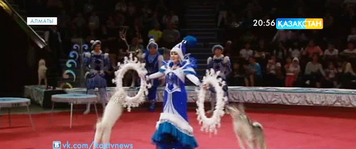 «Гауһар циркі» Алматыда өнер көрсетті