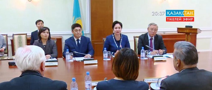 Гүлшара Әбдіқалықова Сингапур ұлттық университетінің өкілдерімен кездесті